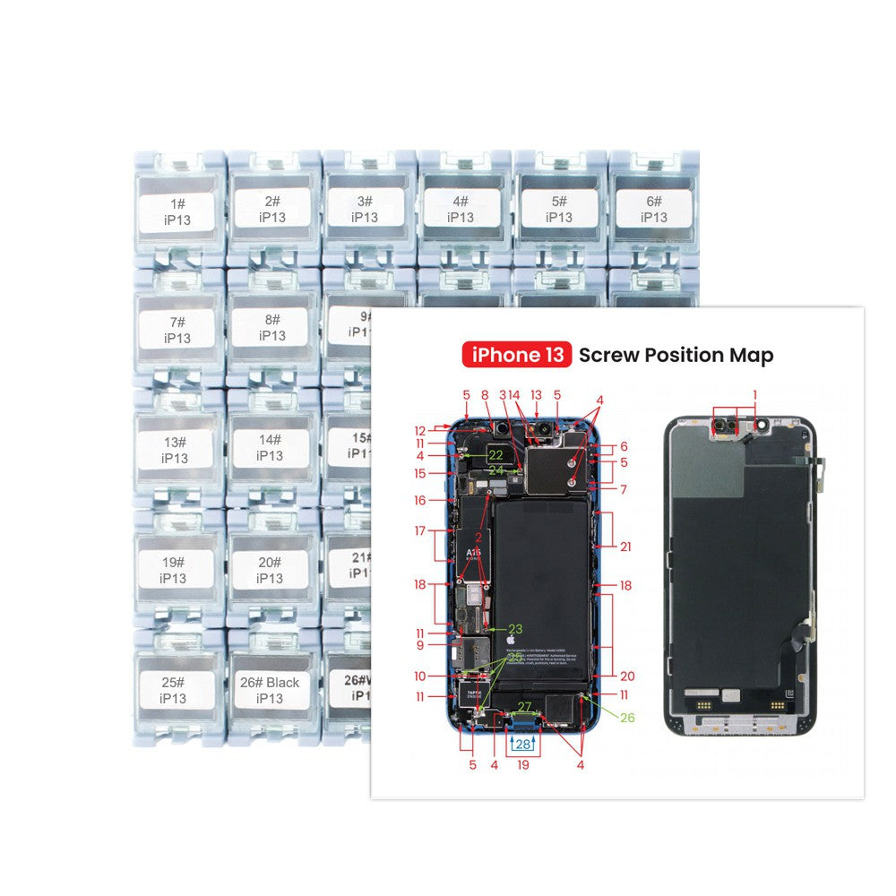 Full Set Screws Replacement Part for iPhone 13 Full Set Screws Replacement Part for iPhone 13